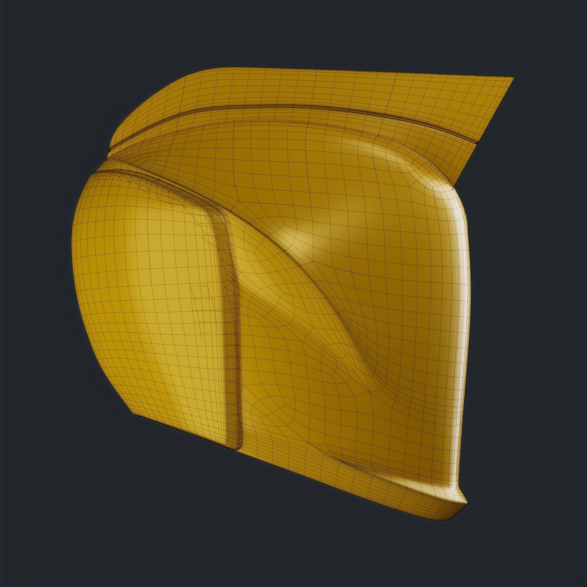 20 Sci-Fi Helmets Base Mesh 3D model_19