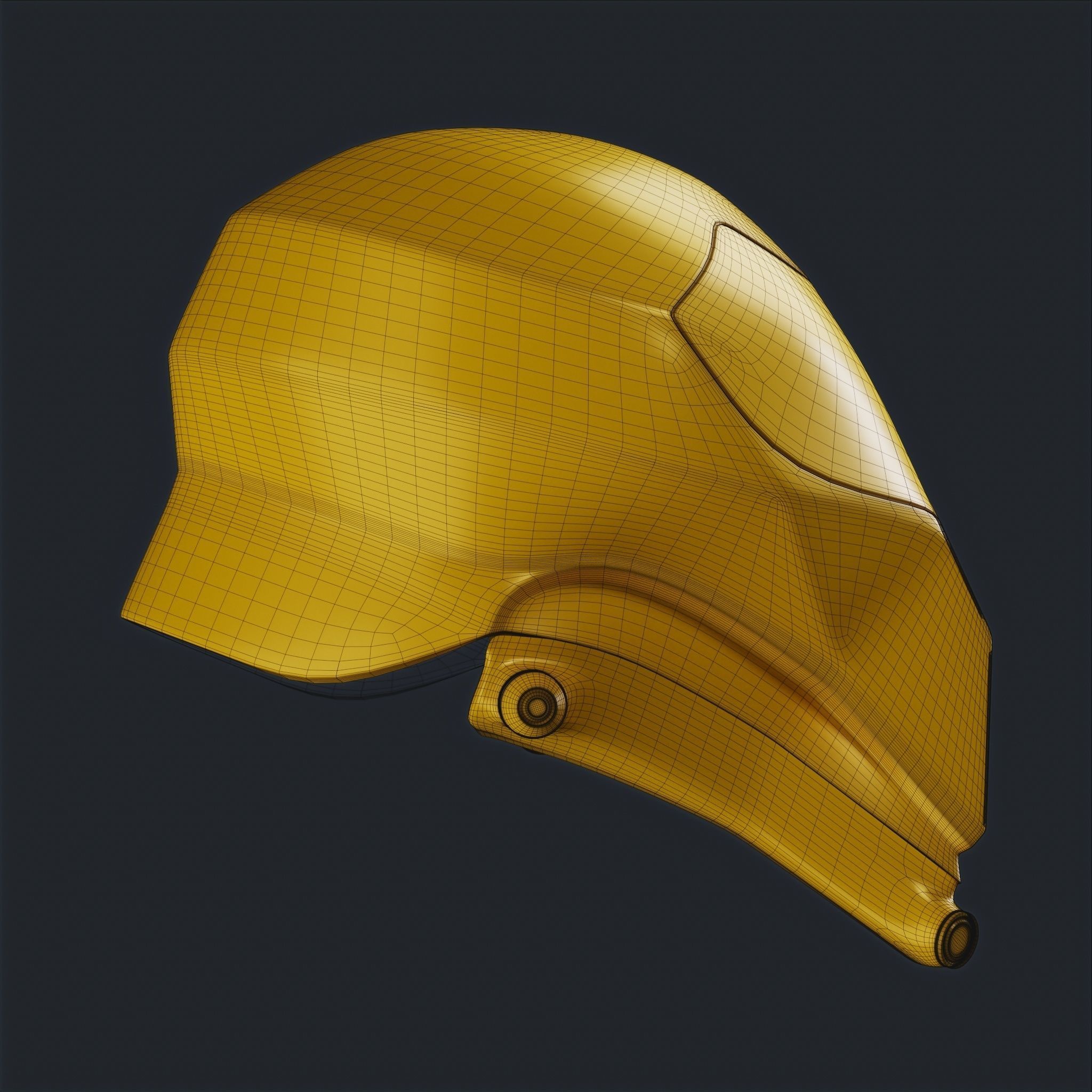 20 Sci-Fi Helmets Base Mesh 3D model_6