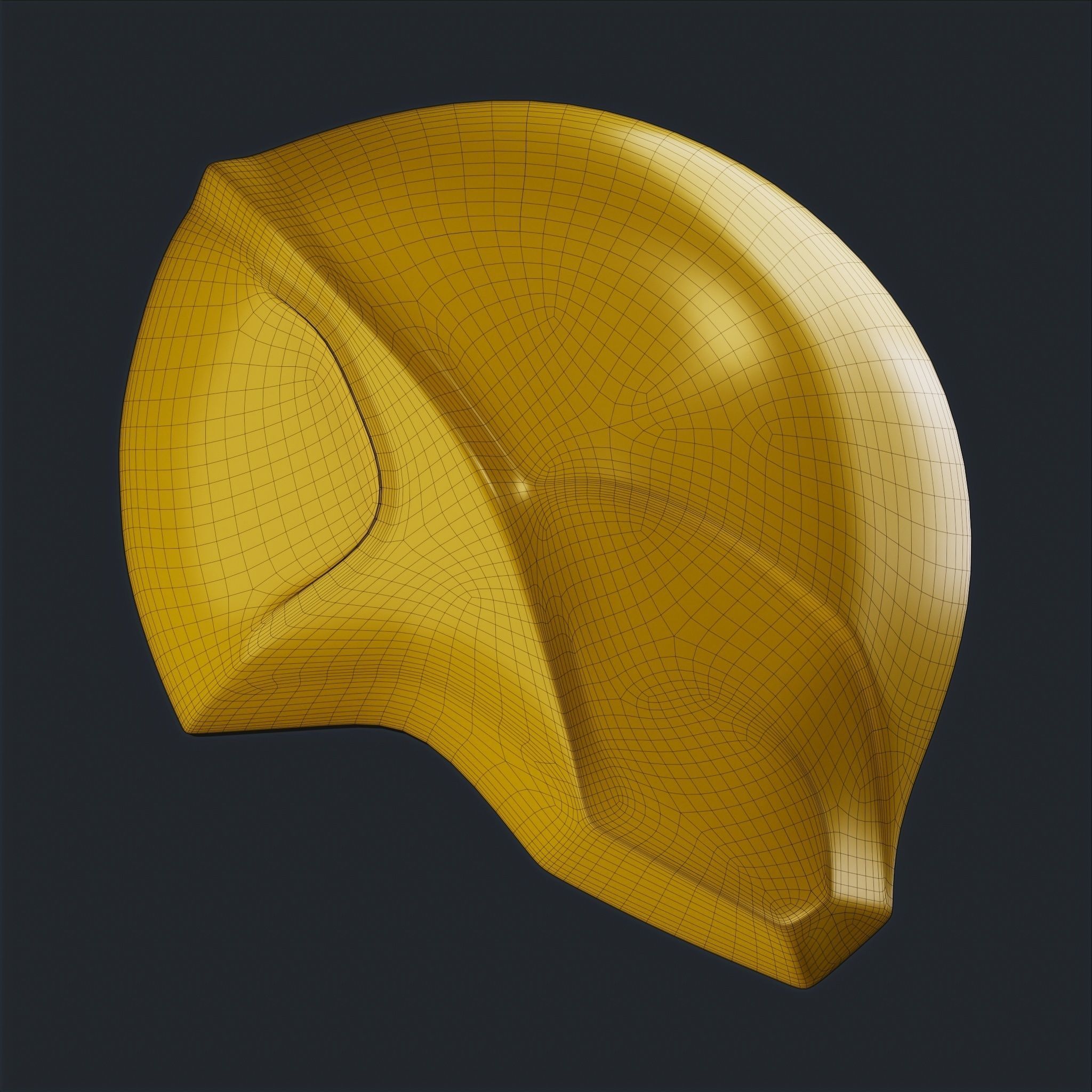 20 Sci-Fi Helmets Base Mesh 3D model_4