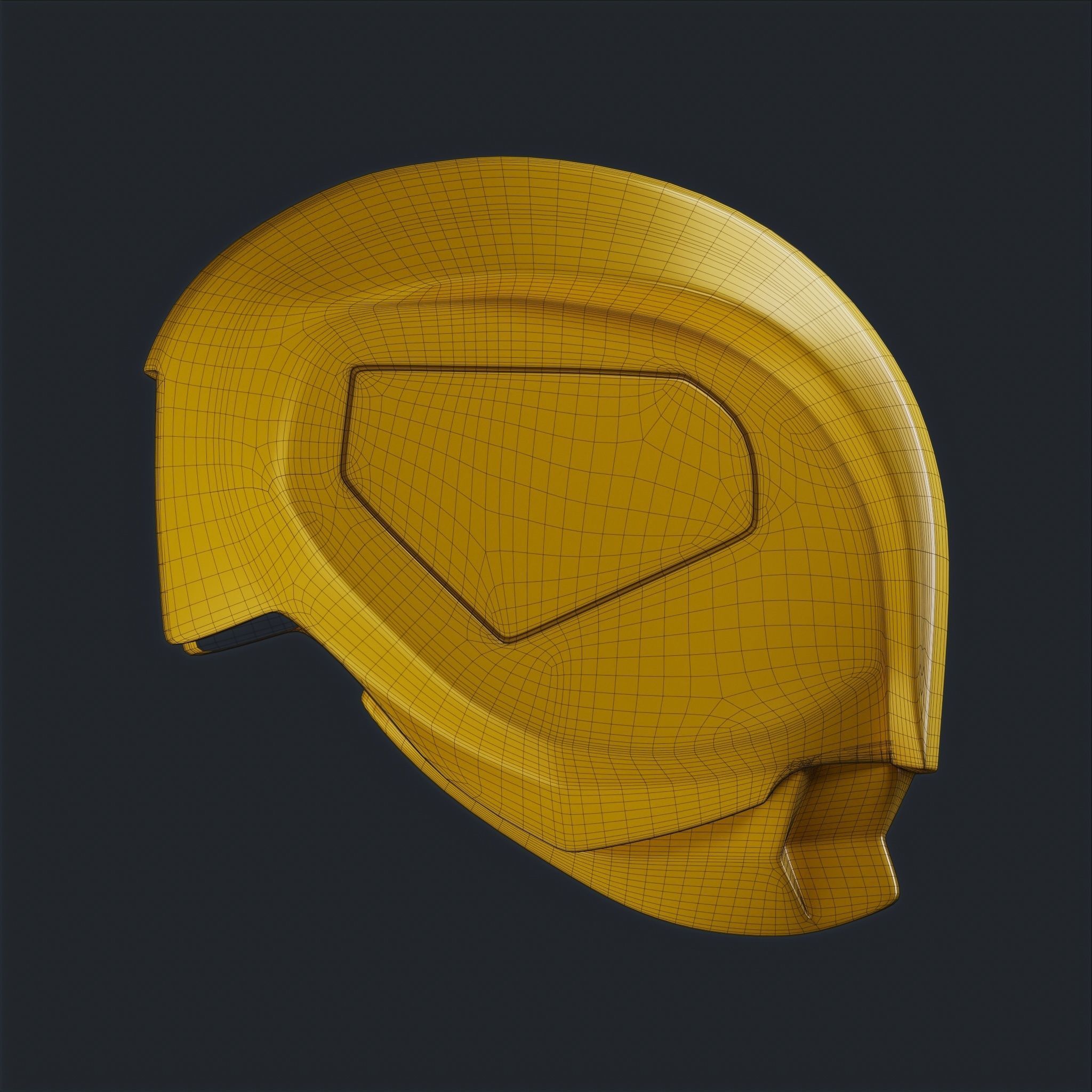 20 Sci-Fi Helmets Base Mesh 3D model_22