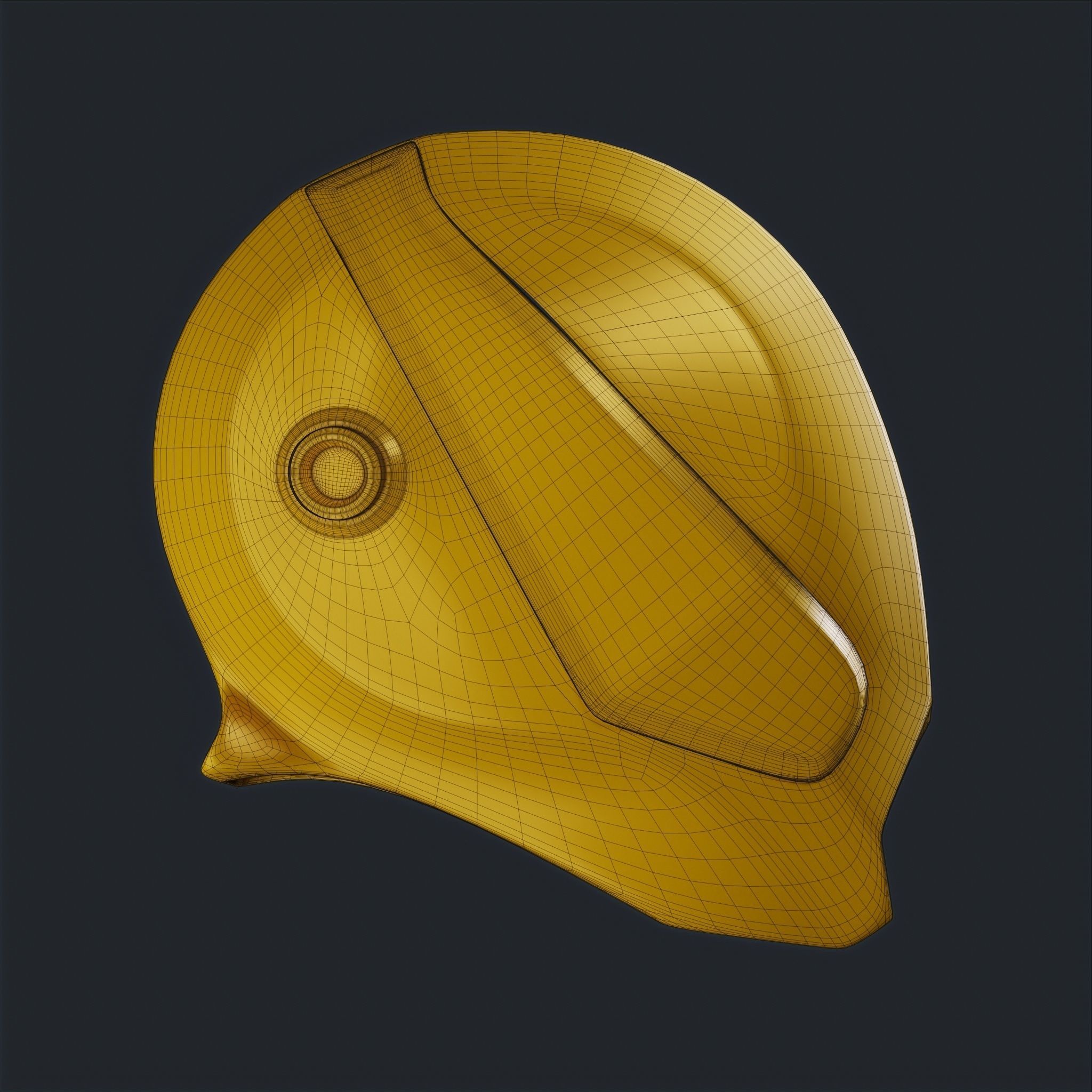 20 Sci-Fi Helmets Base Mesh 3D model_20