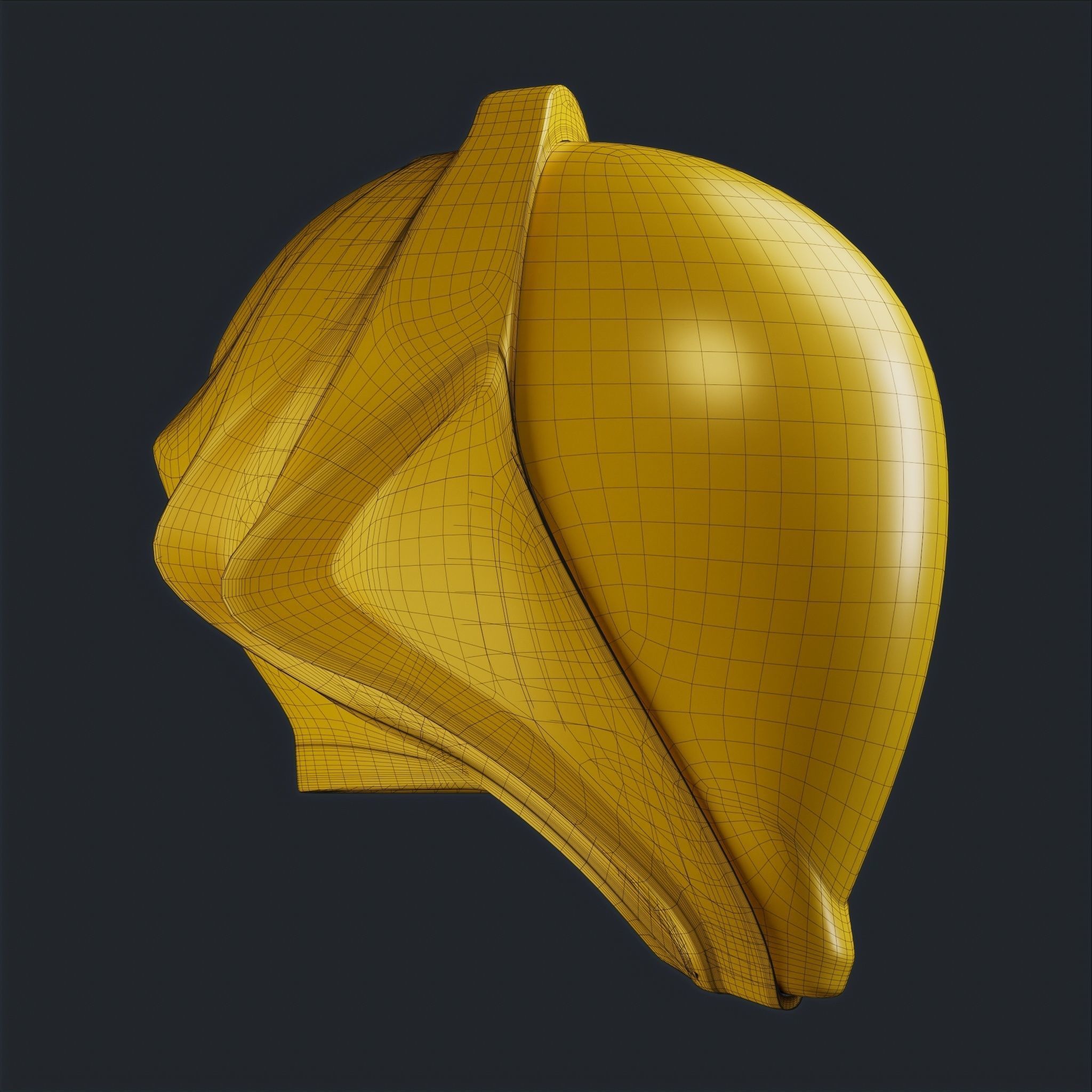 20 Sci-Fi Helmets Base Mesh 3D model_8