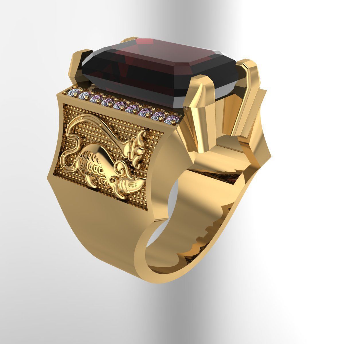 Ring 131  3D print model_3
