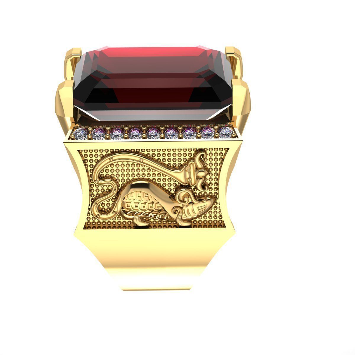 Ring 131  3D print model_2