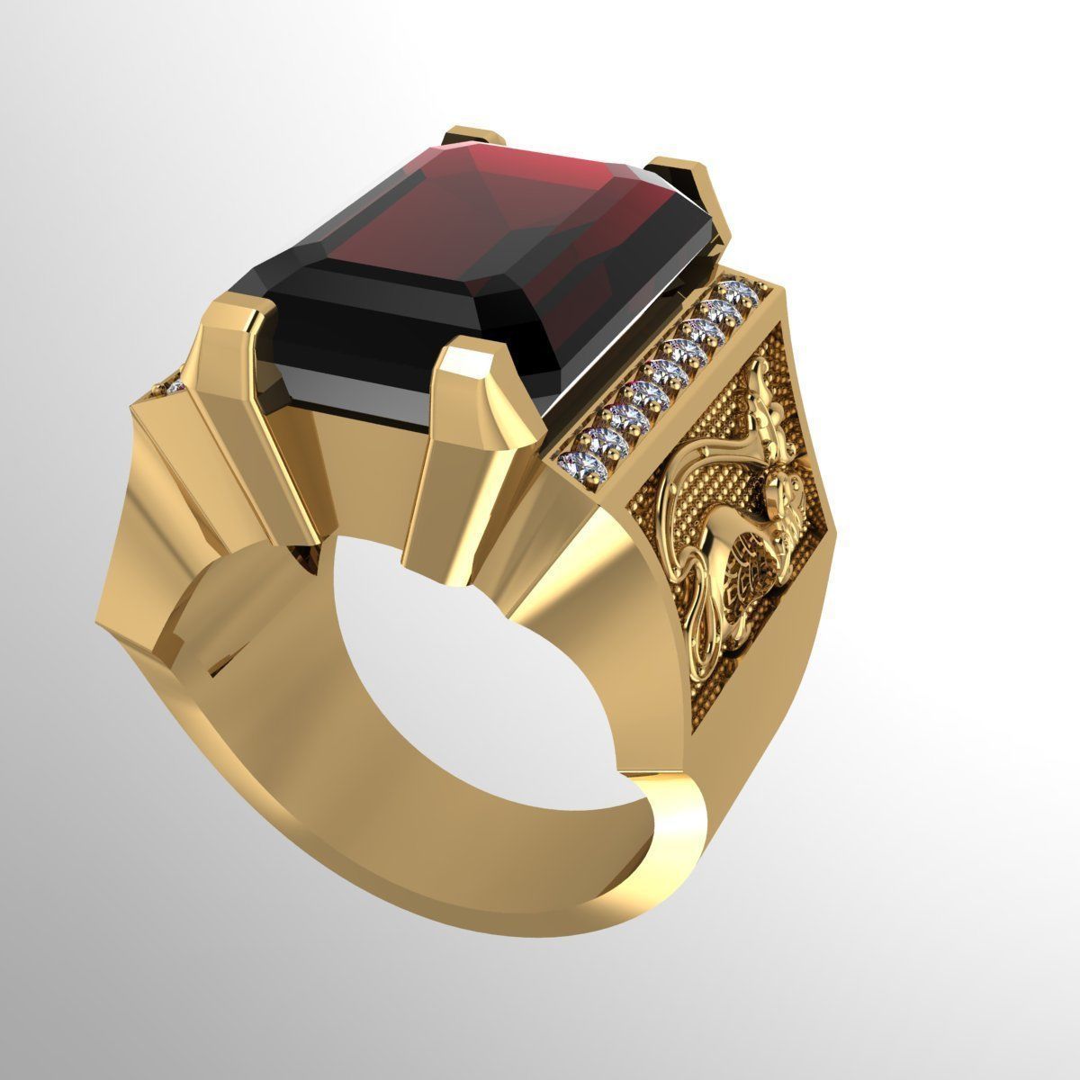 Ring 131  3D print model_1