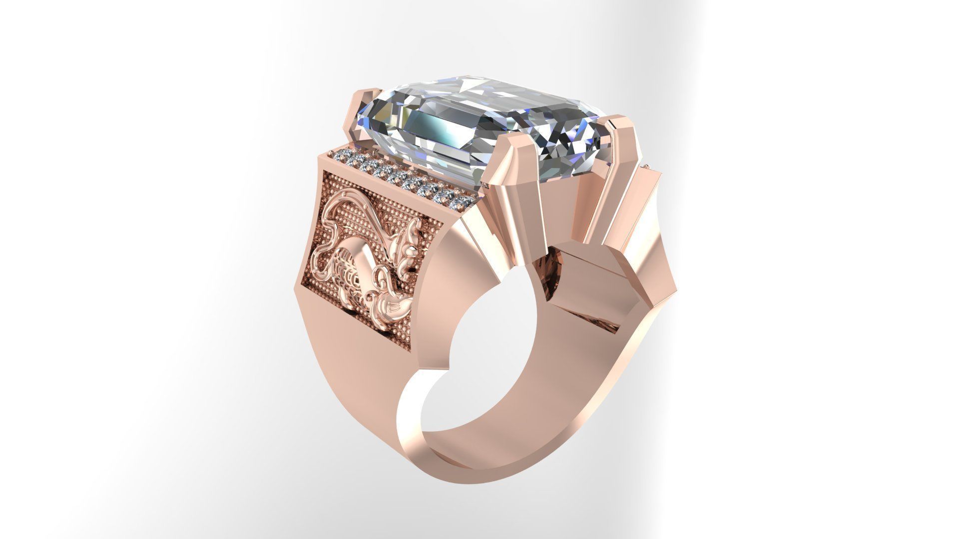 Ring 131  3D print model_6