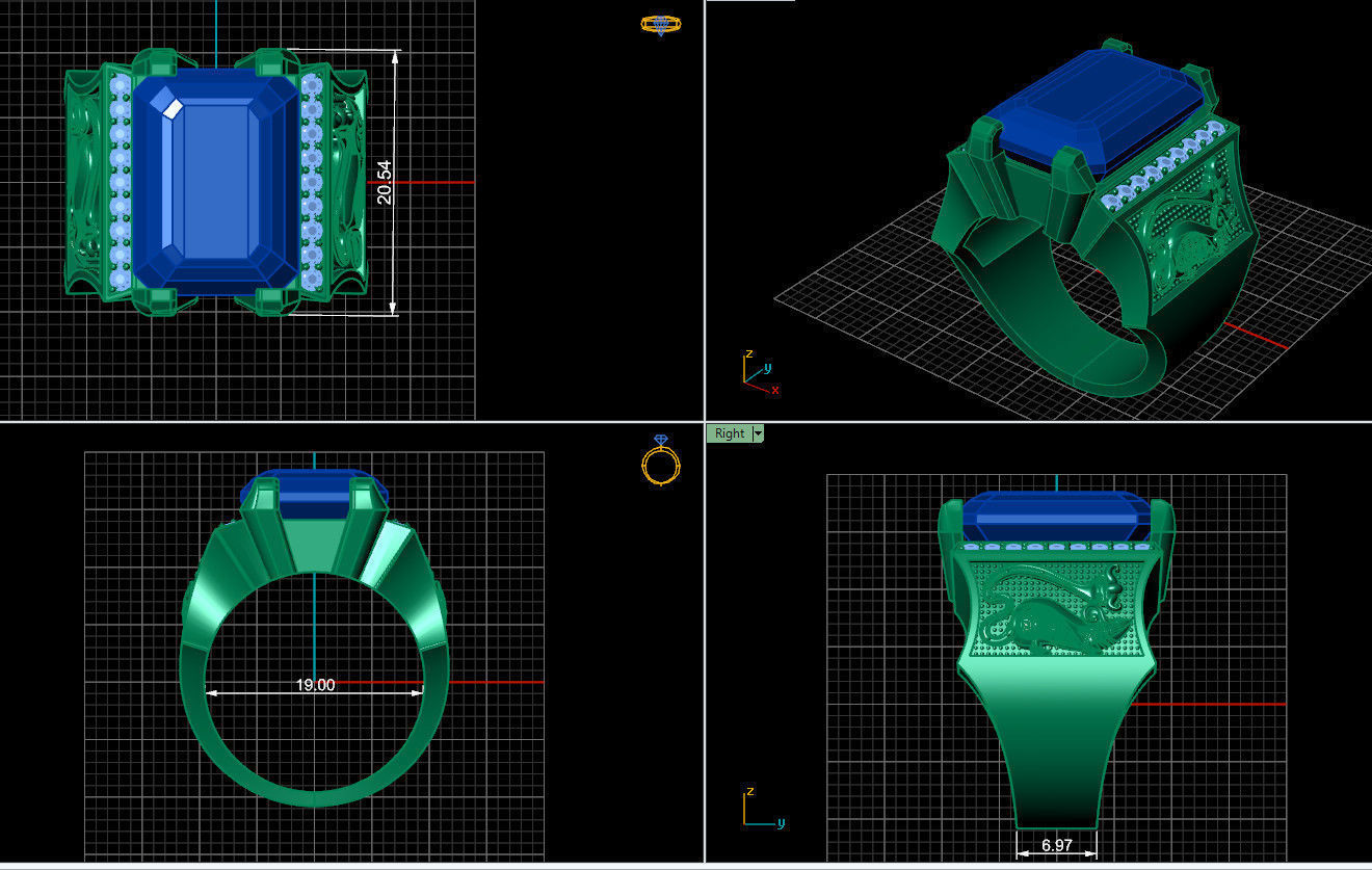 Ring 131  3D print model_10