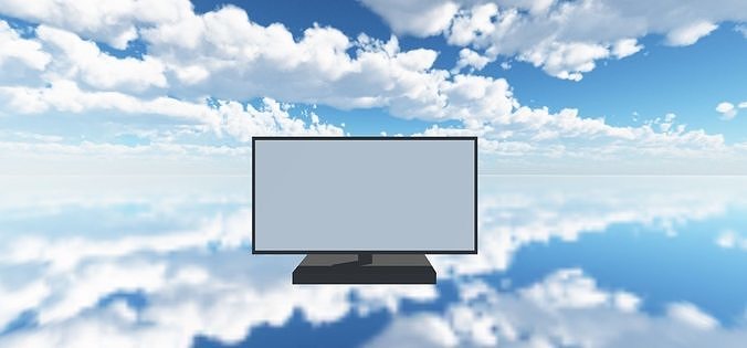 TV small 3d Furniture Games TV Free 3D print model