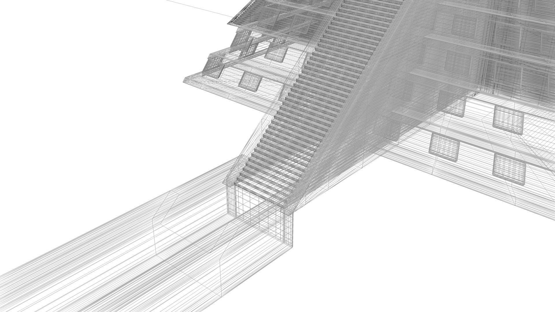 Chichen Itza Pyramid 3D model_30