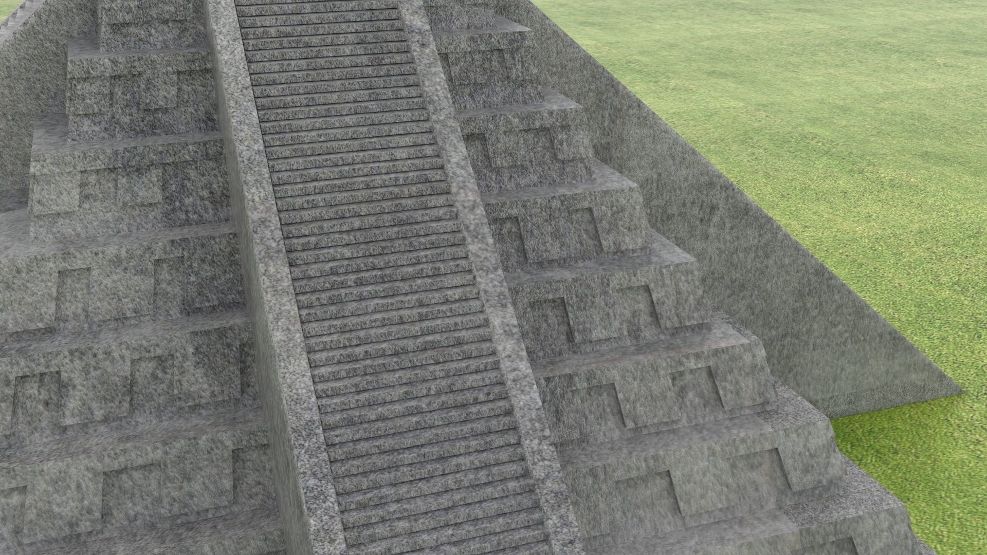 Chichen Itza Pyramid 3D model_15