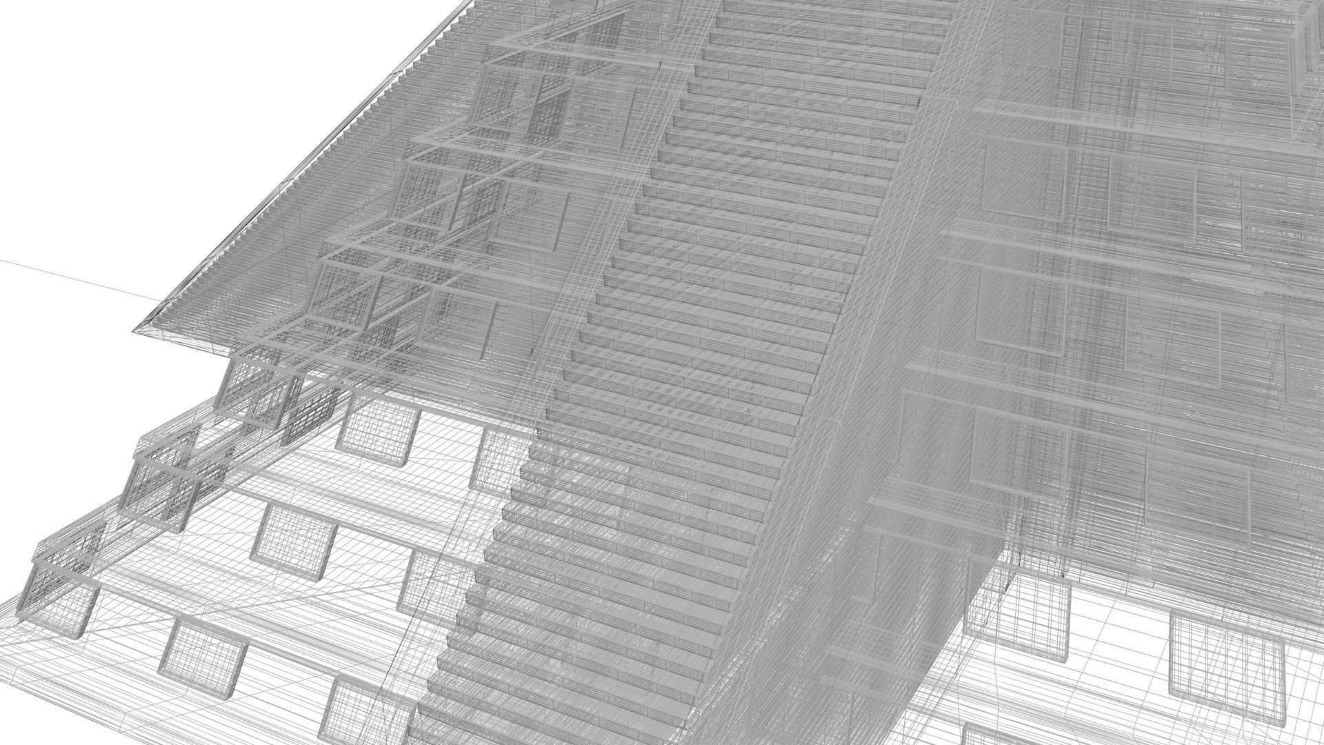 Chichen Itza Pyramid 3D model_27