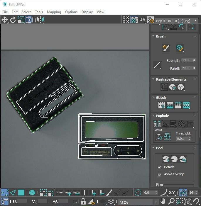 Alphanumeric Pager 3D model_29