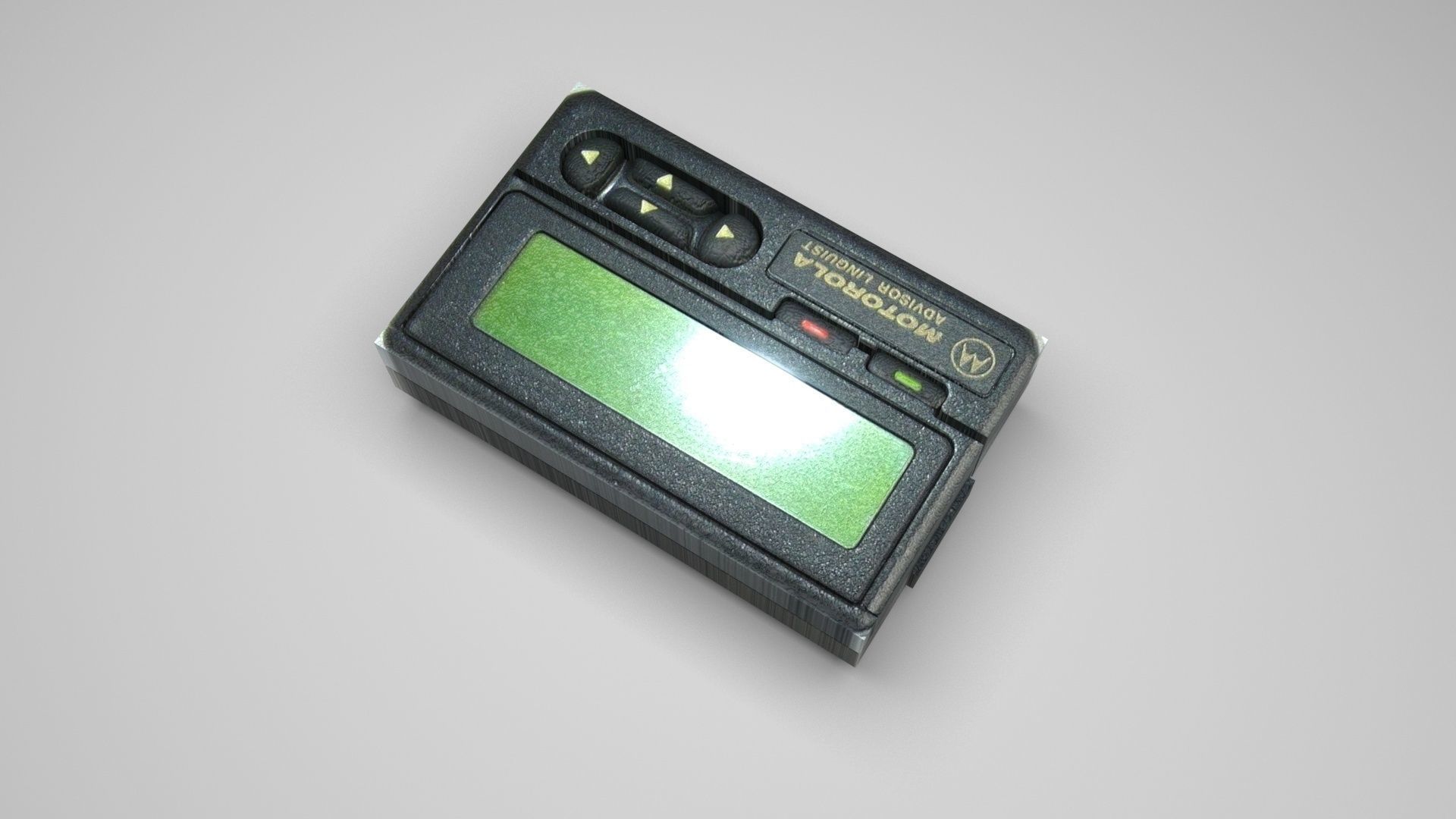 Alphanumeric Pager 3D model_3