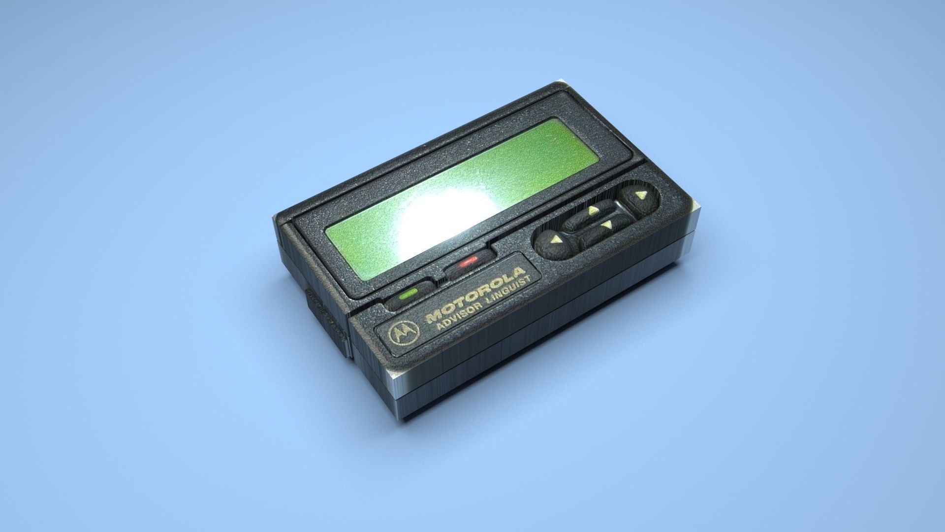 Alphanumeric Pager 3D model_8