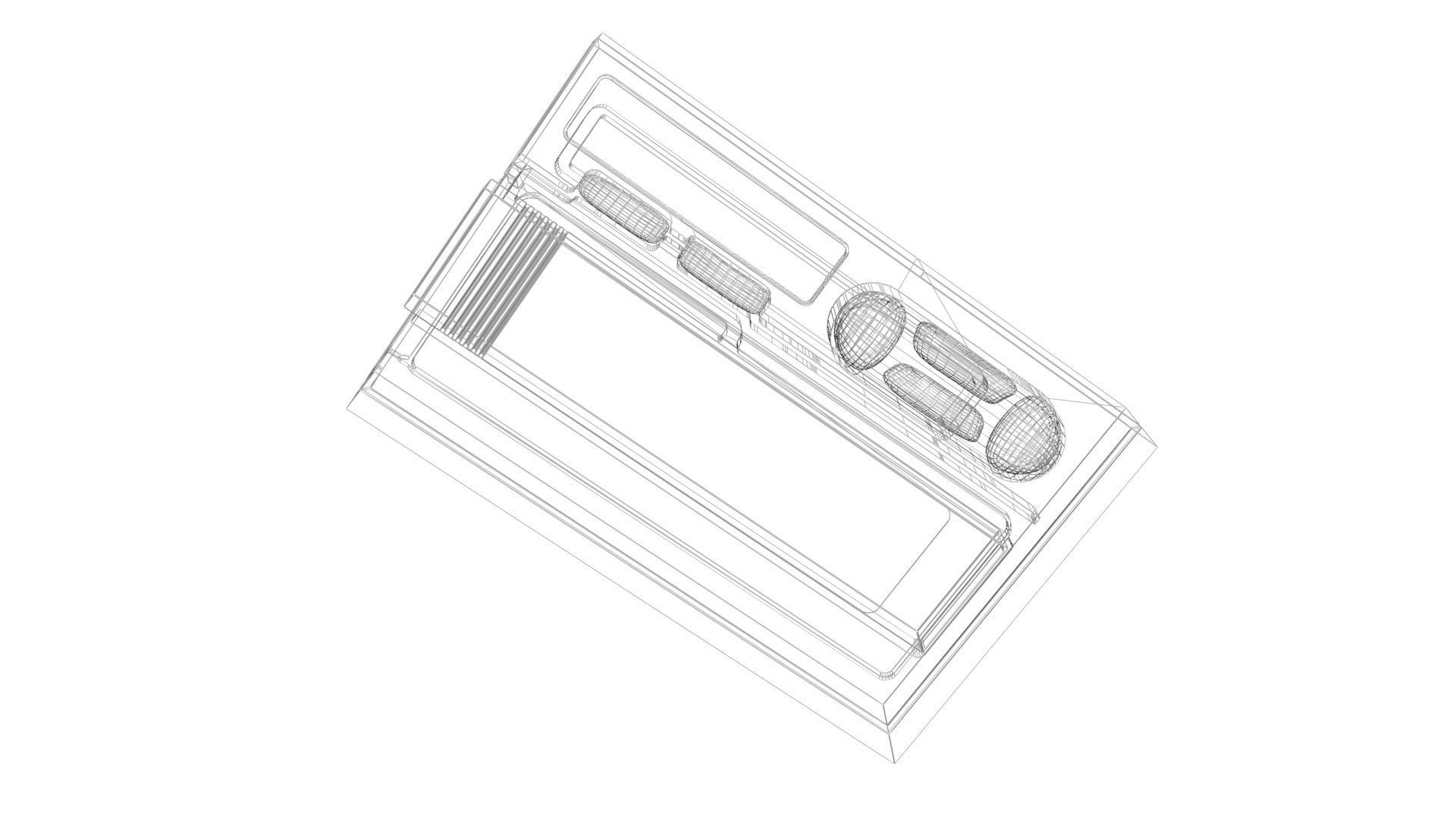 Alphanumeric Pager 3D model_24