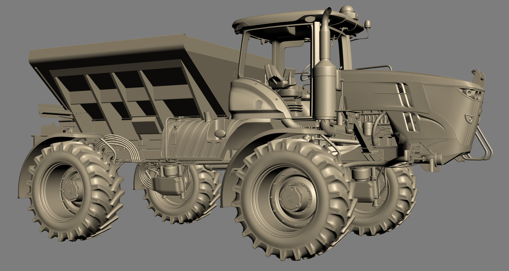 John Deere DN485 Spreader 3D model_34