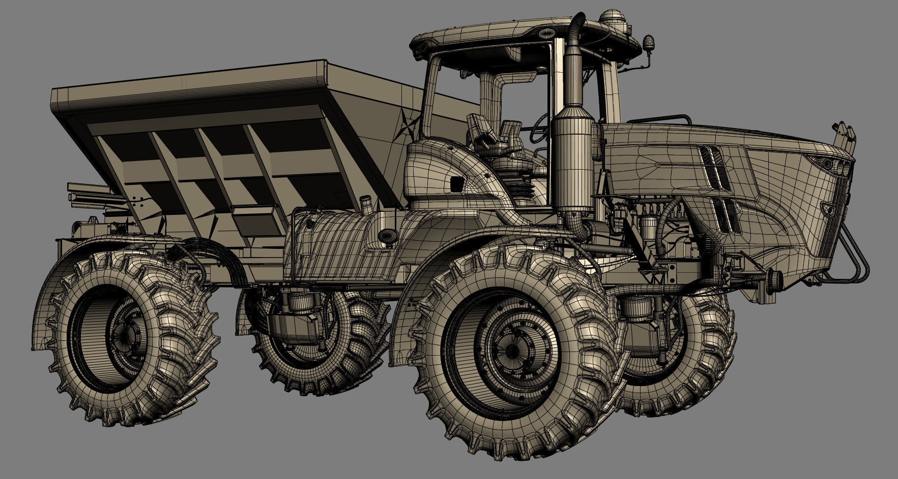 John Deere DN485 Spreader 3D model_35