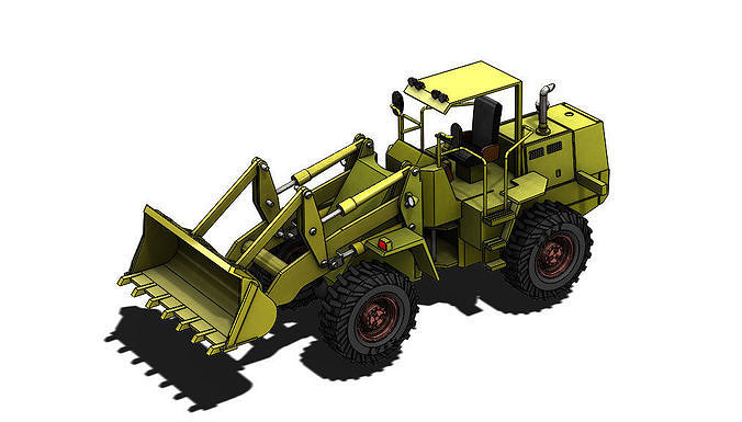 Wheel Loader 3D print model