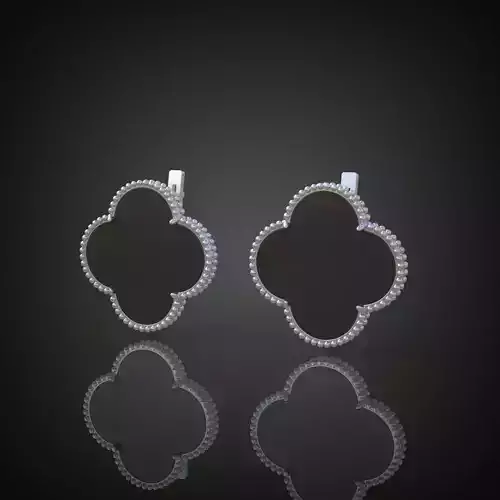 Earring 3D model printable 0039-10