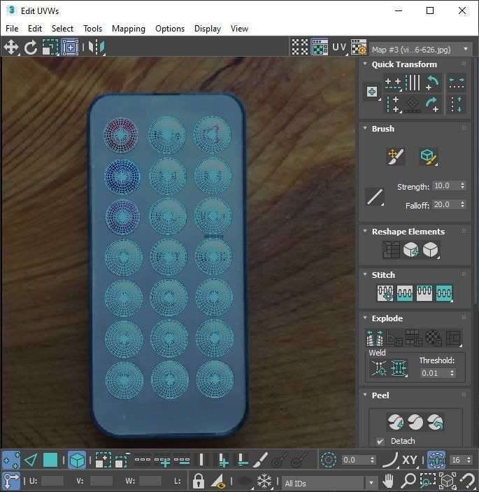 Music Speaker Remote Control 3D model_19