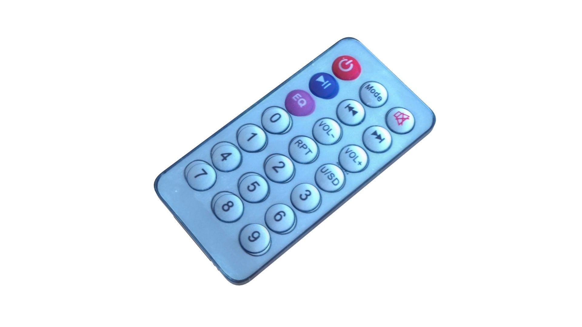 Music Speaker Remote Control 3D model_1