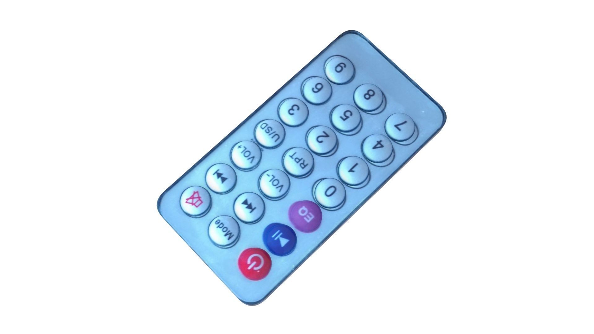 Music Speaker Remote Control 3D model_3