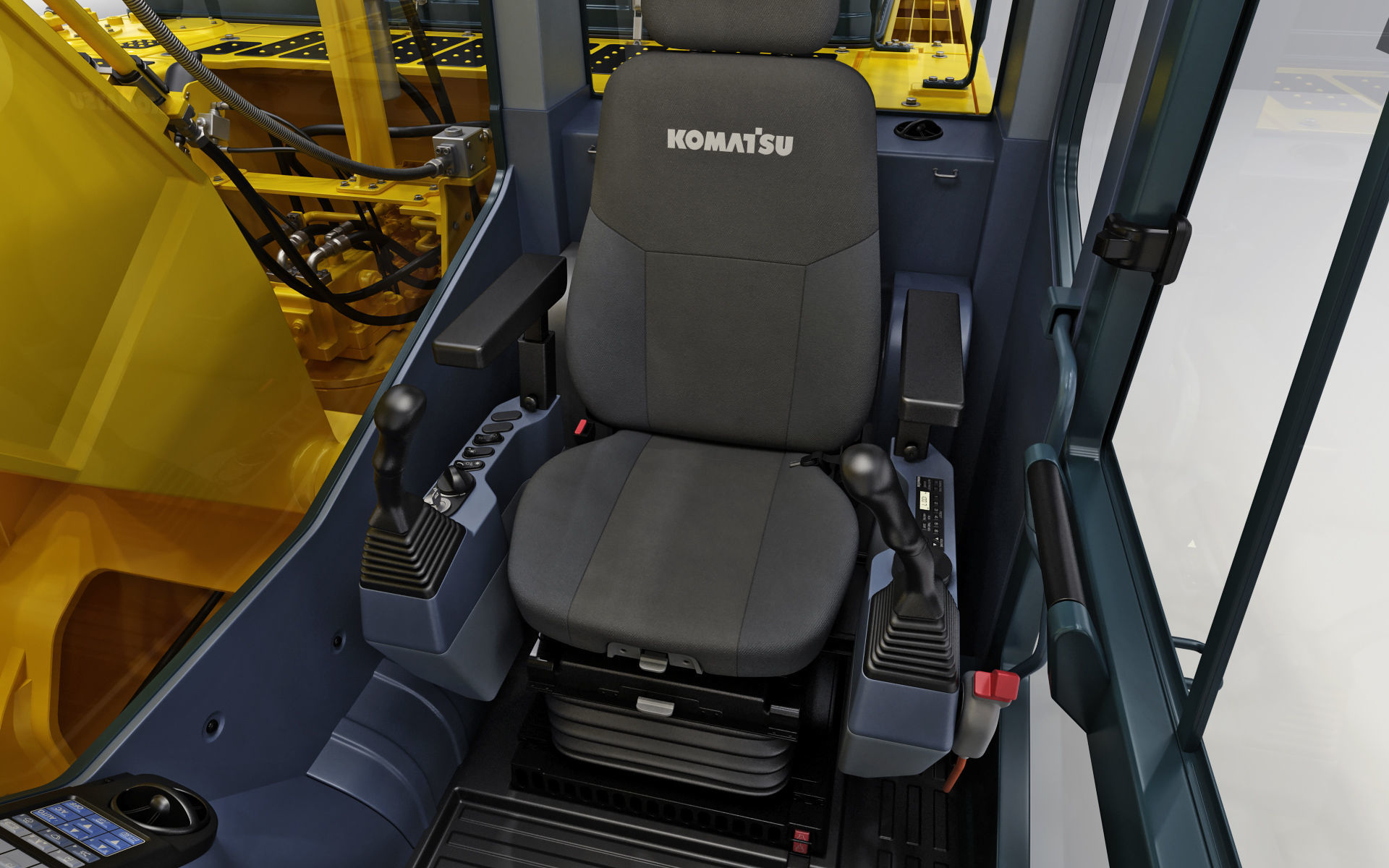 Komatsu PC210LC Crawler Excavator 3D model_28