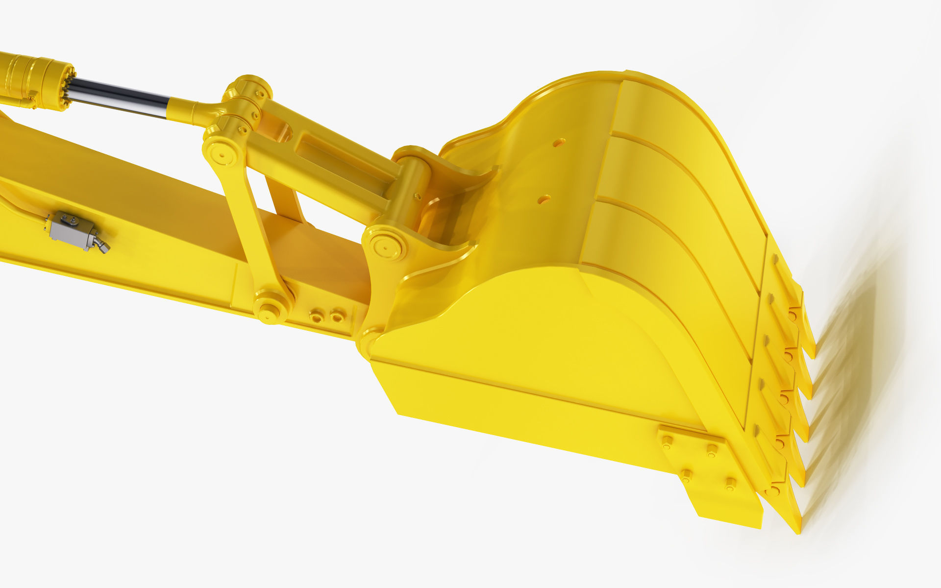 Komatsu PC210LC Crawler Excavator 3D model_19