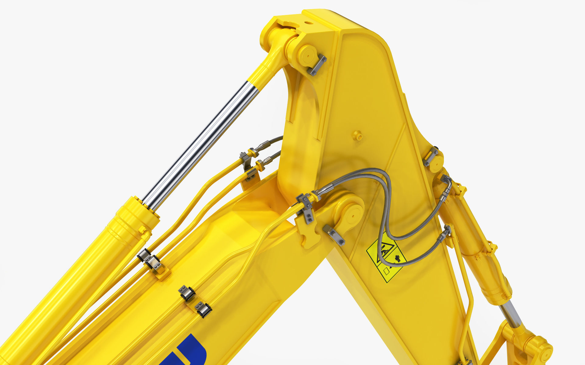 Komatsu PC210LC Crawler Excavator 3D model_18