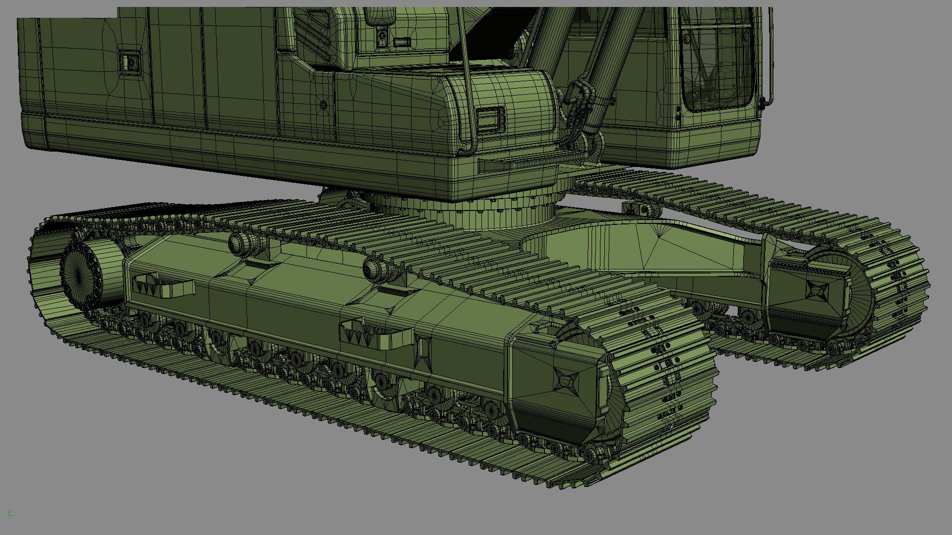 Komatsu PC210LC Crawler Excavator 3D model_38