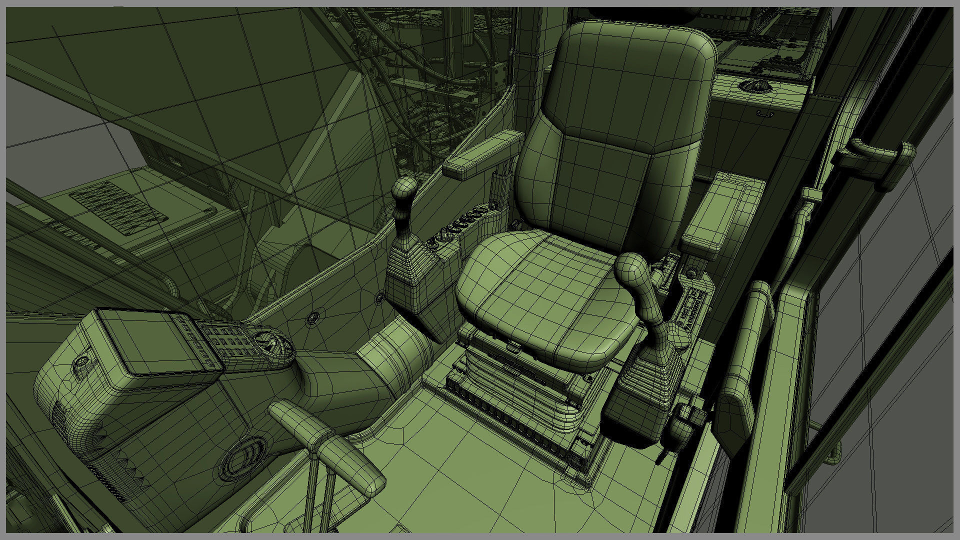 Komatsu PC210LC Crawler Excavator 3D model_50