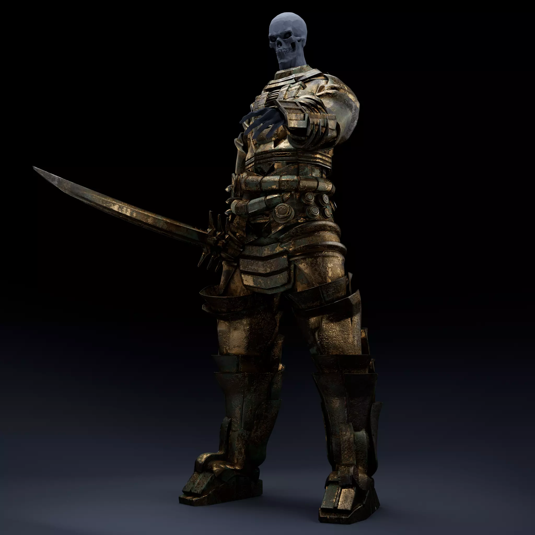 Samurai Cloth 3D model_0