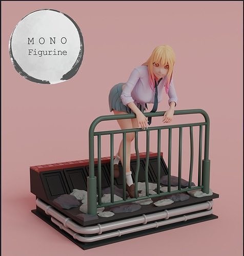 Marin Kitagawa 3D STL Model for 3D Printing 3D print model