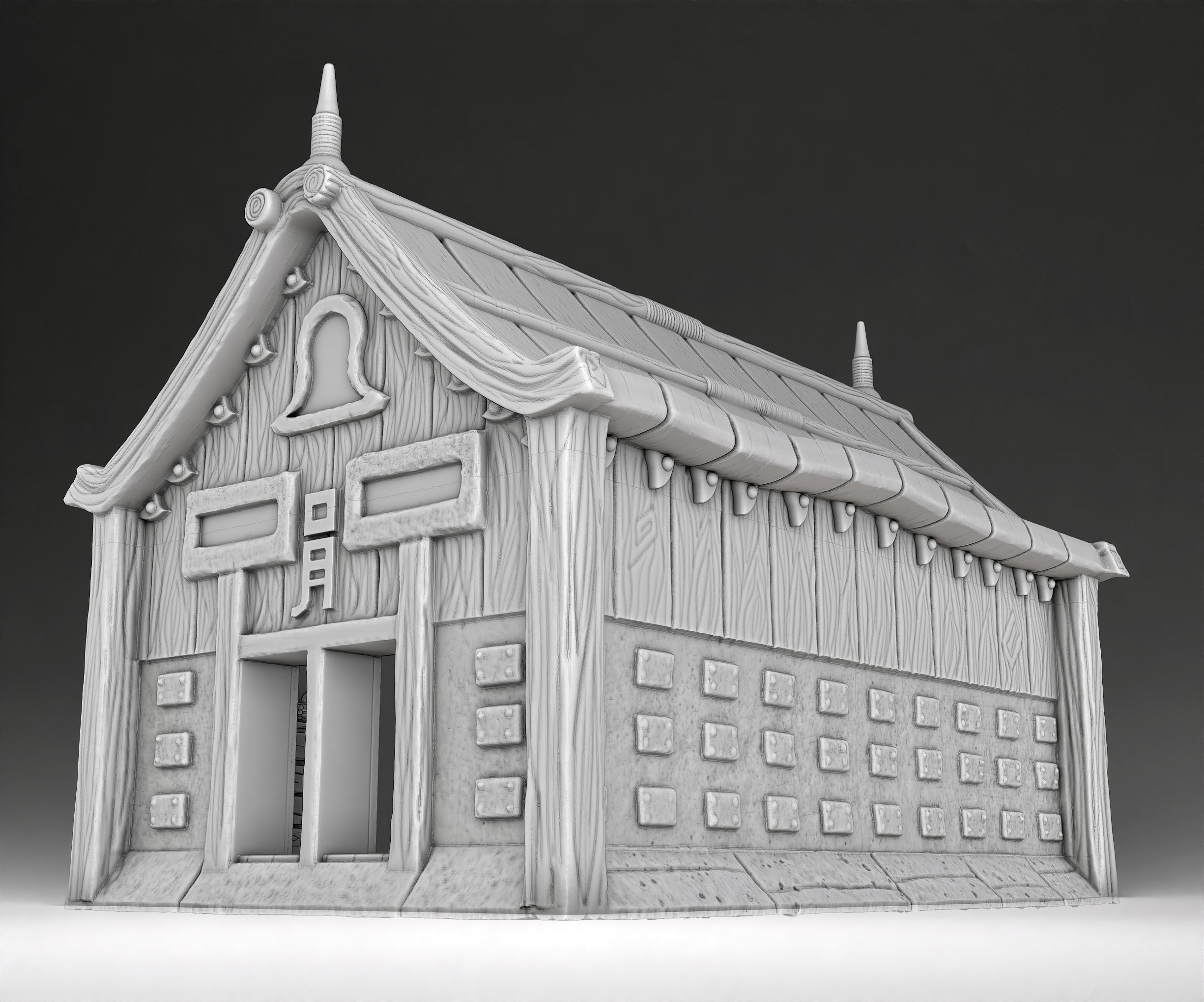 Stylized Japanese Set Part 1 and Crying girl 3D print model_1