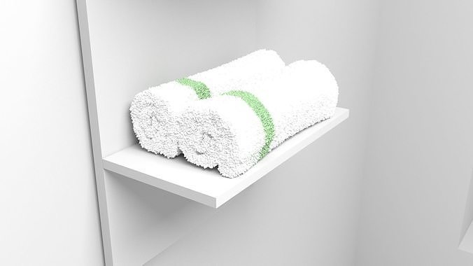 Towel Rolls 3D model