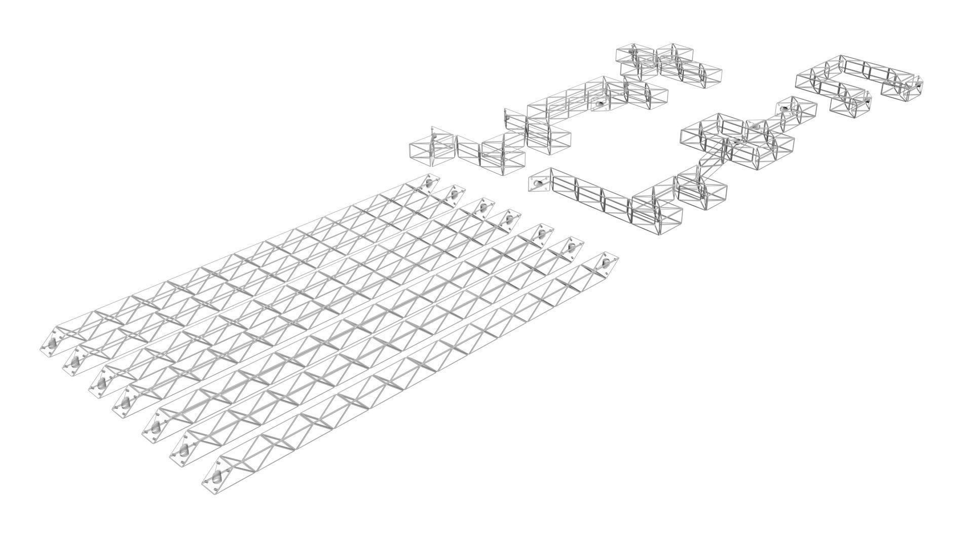 Snake Puzzles Set 3D model_11