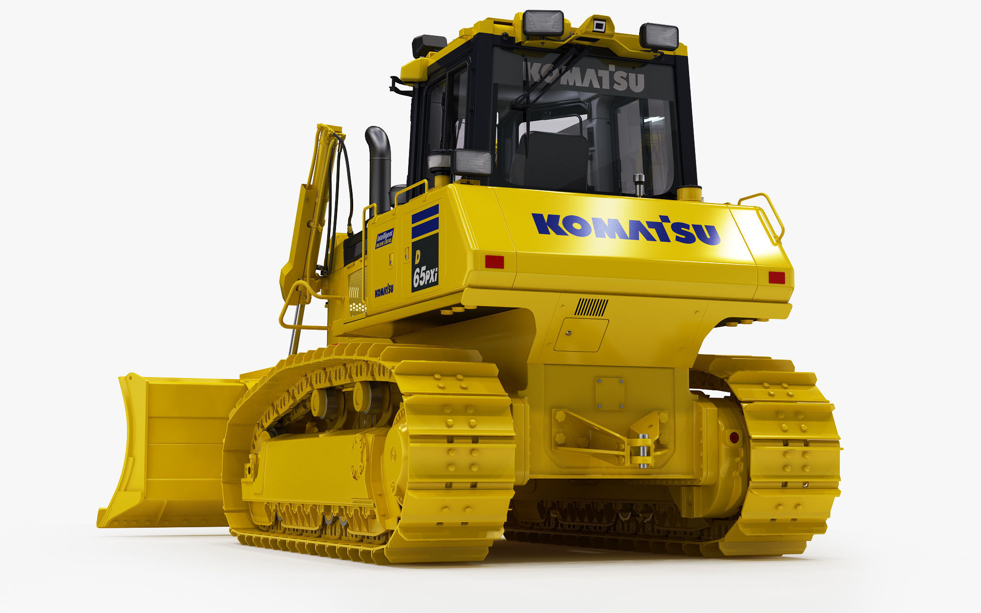 Komatsu D65PXi-18 Crawler Dozer 3D model_5