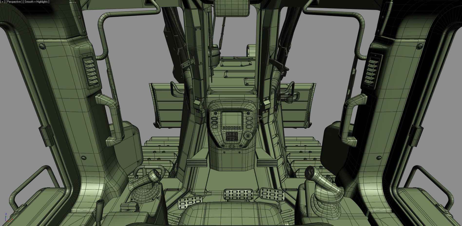 Komatsu D65PXi-18 Crawler Dozer 3D model_42