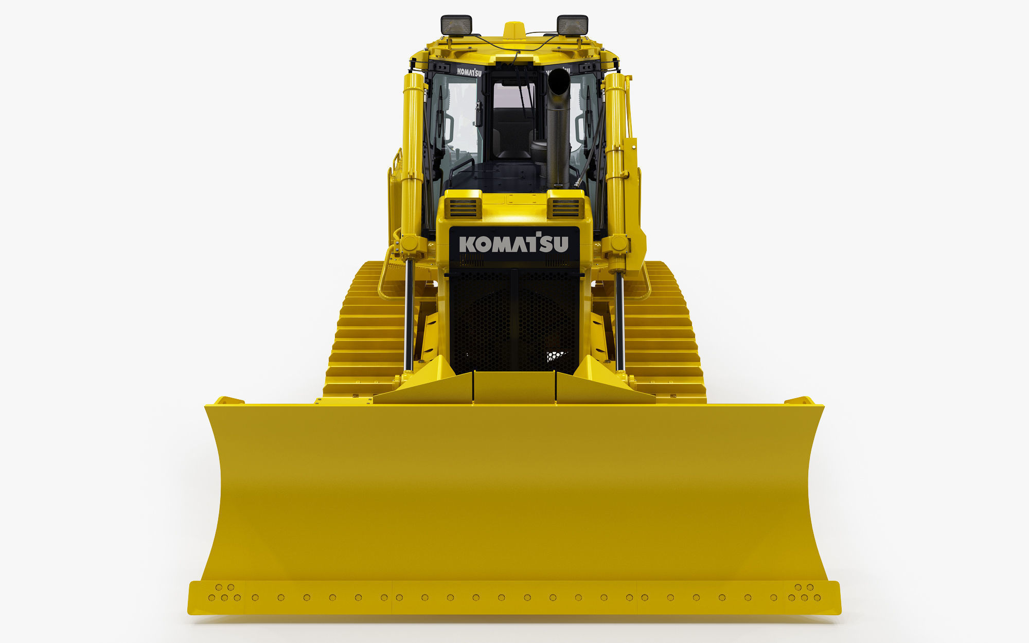 Komatsu D65PXi-18 Crawler Dozer 3D model_11