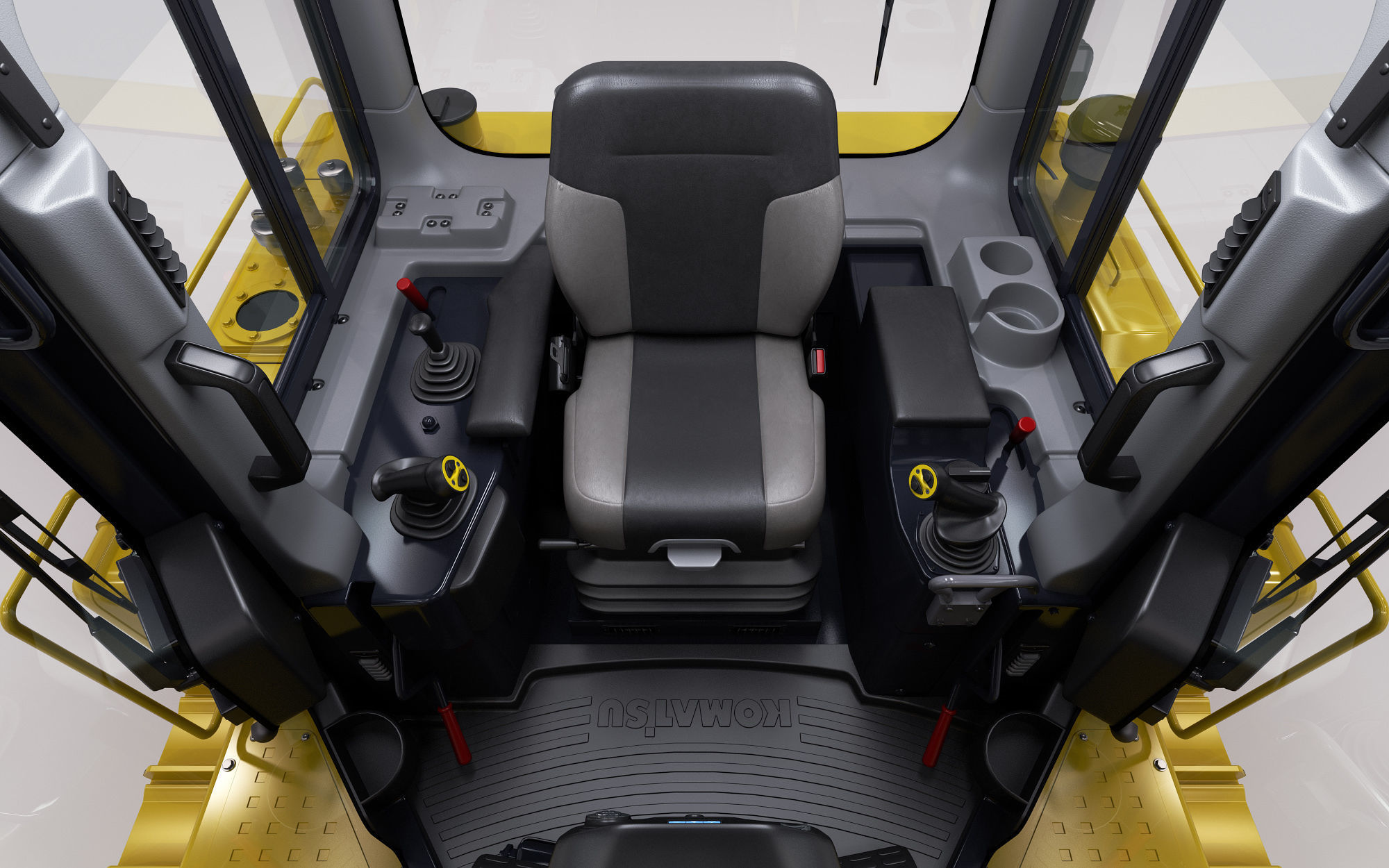 Komatsu D65PXi-18 Crawler Dozer 3D model_24