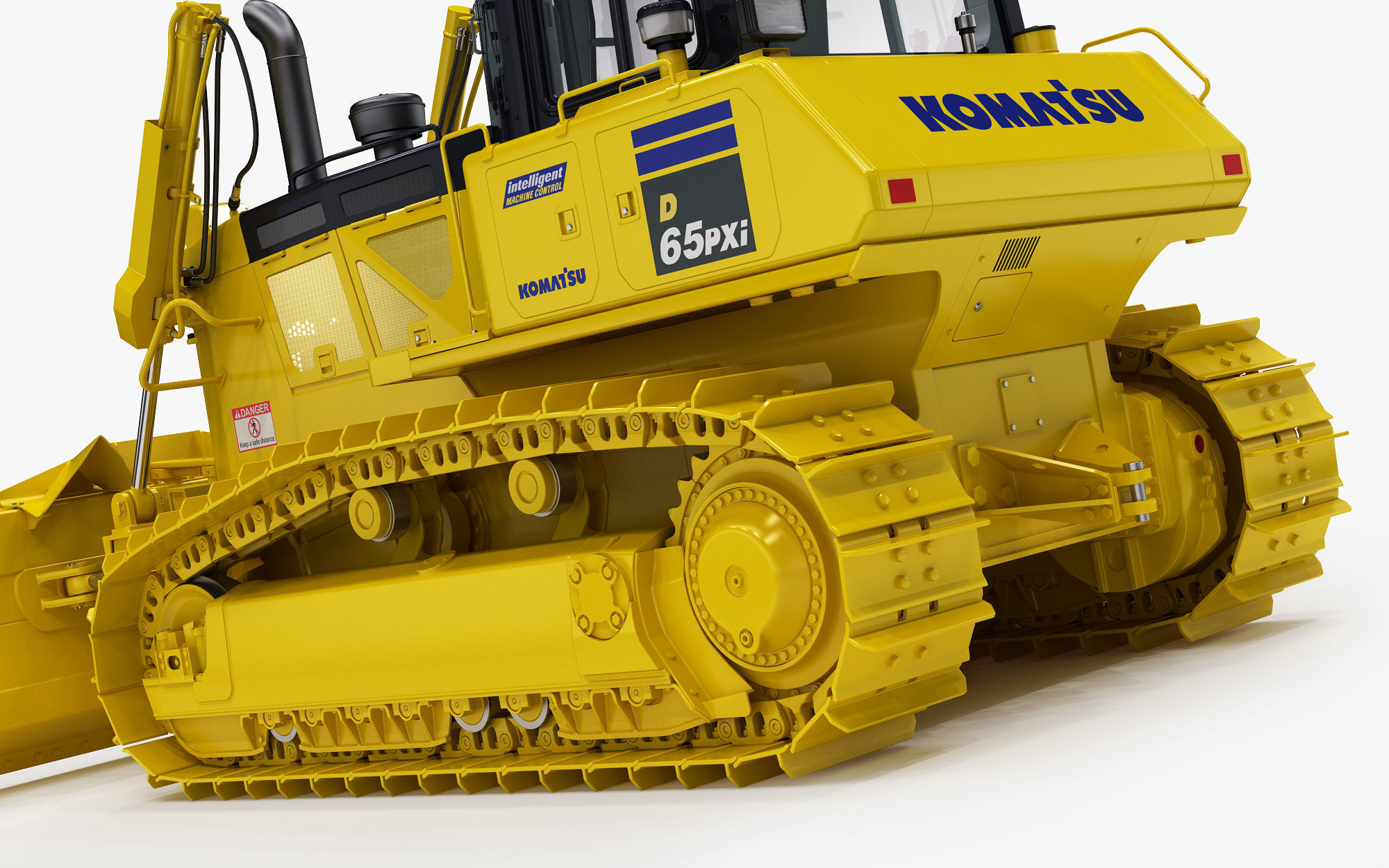Komatsu D65PXi-18 Crawler Dozer 3D model_15