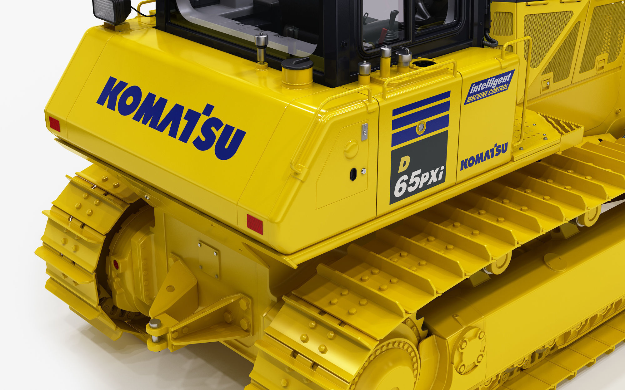 Komatsu D65PXi-18 Crawler Dozer 3D model_20