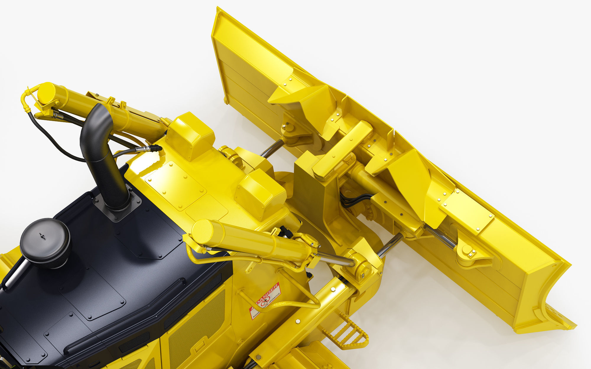 Komatsu D65PXi-18 Crawler Dozer 3D model_14
