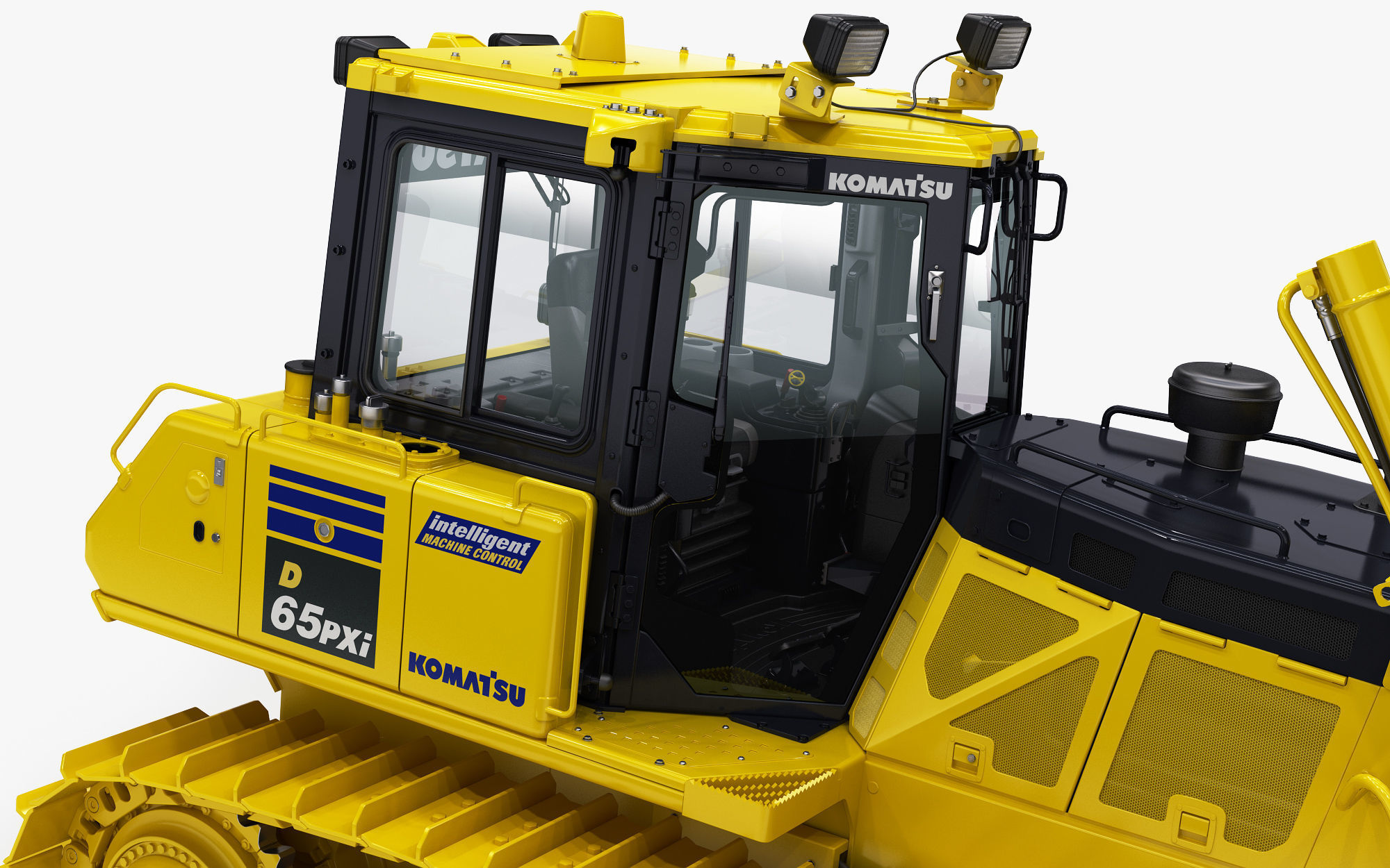 Komatsu D65PXi-18 Crawler Dozer 3D model_17