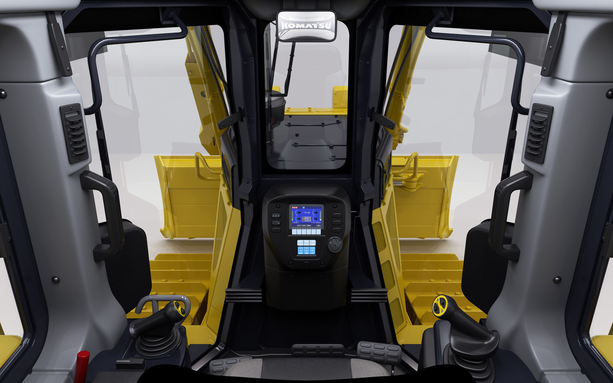 Komatsu D65PXi-18 Crawler Dozer 3D model_22