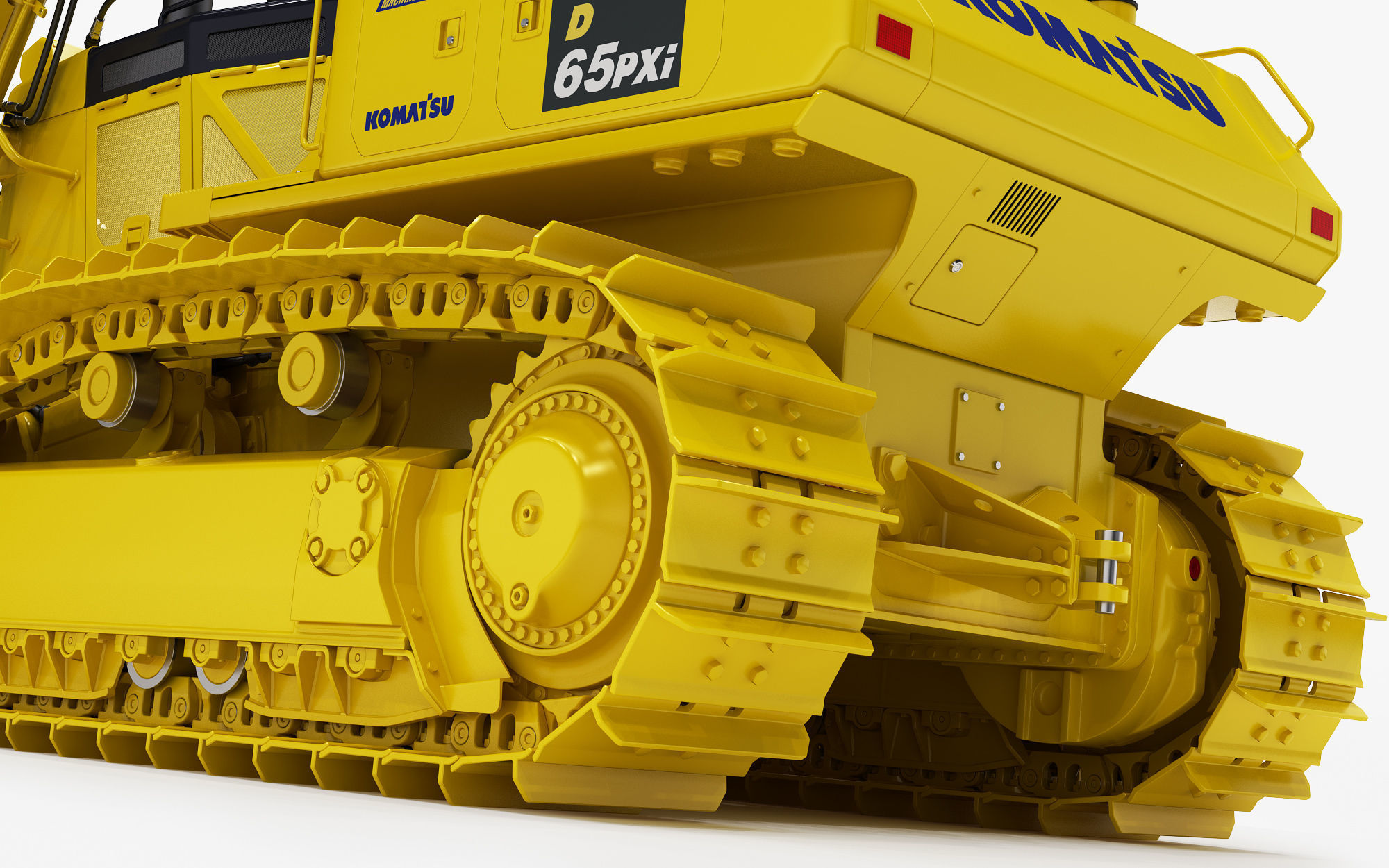 Komatsu D65PXi-18 Crawler Dozer 3D model_19