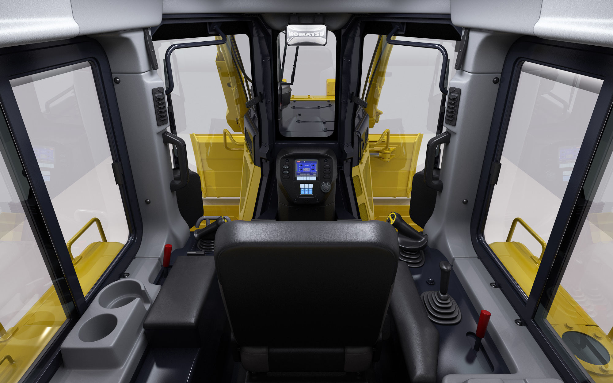 Komatsu D65PXi-18 Crawler Dozer 3D model_21