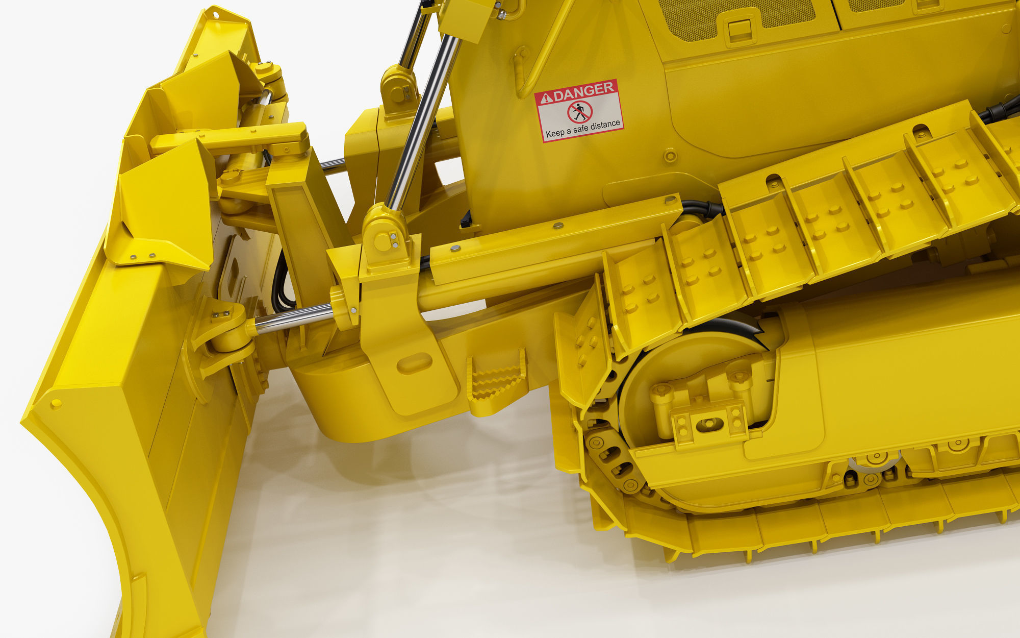 Komatsu D65PXi-18 Crawler Dozer 3D model_16