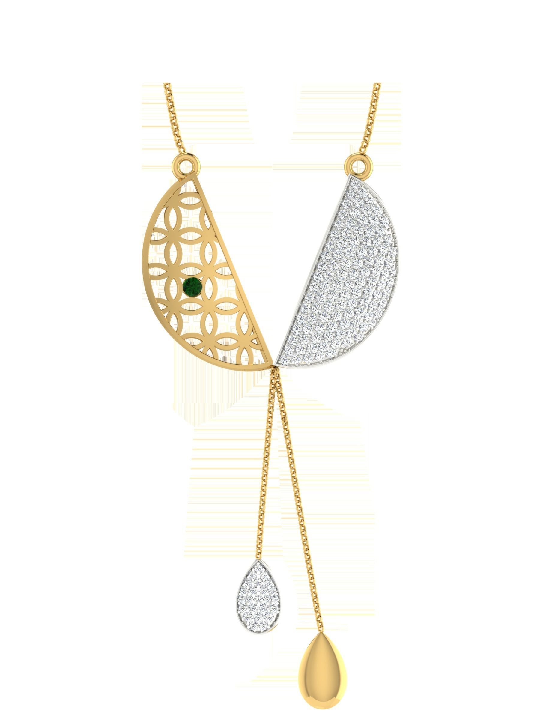 Women Pendant Earring Sets 3dm STL OBJ FBX Renders Details 3D print model_12