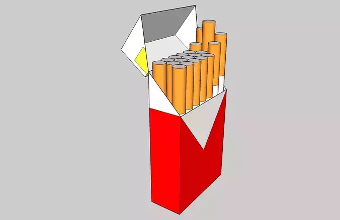 Cigarette pack of cigarettes